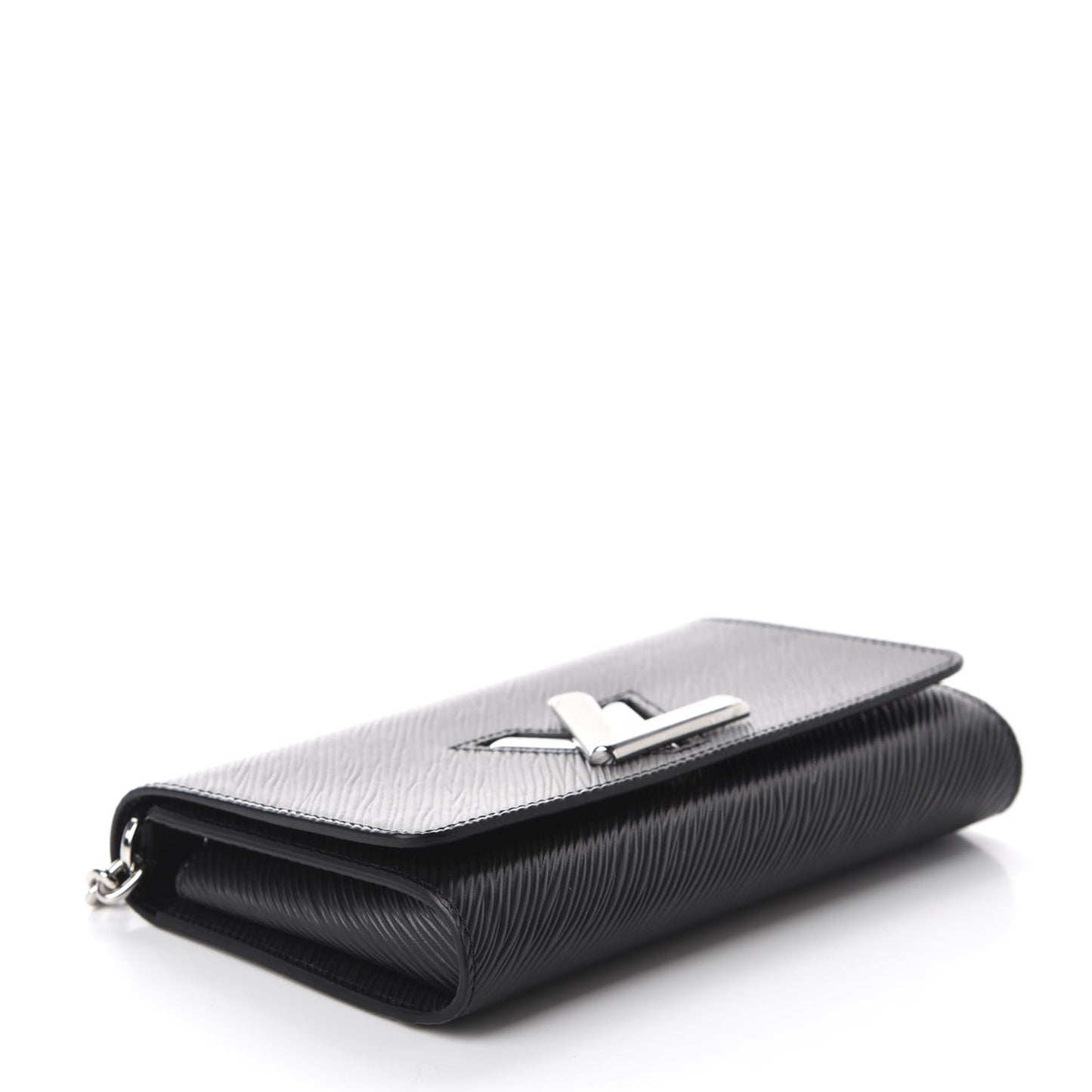 Epi Twist Chain Wallet Black