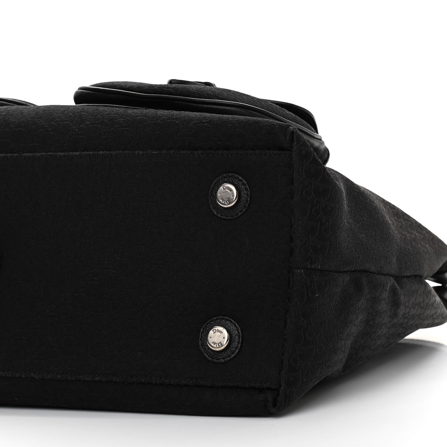 Christian Dior Monogram Large My Dior Frame Pocket Satchel Black 10 of 10