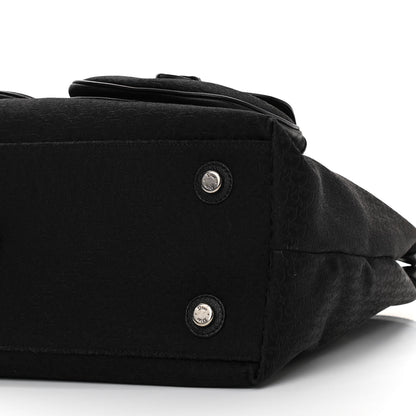 Christian Dior Monogram Large My Dior Frame Pocket Satchel Black 10 of 10