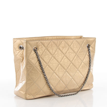 Chanel Aged Calfskin Reissue 2.55 Tote Gold 3 of 7
