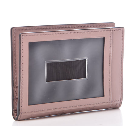 Gucci Guccissima Bow Train Pass Case Soft Pink 3 of 16