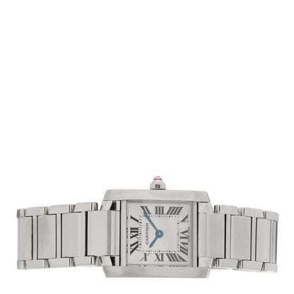 Cartier Stainless Steel 20mm Tank Francaise Quartz Watch 2 of 4