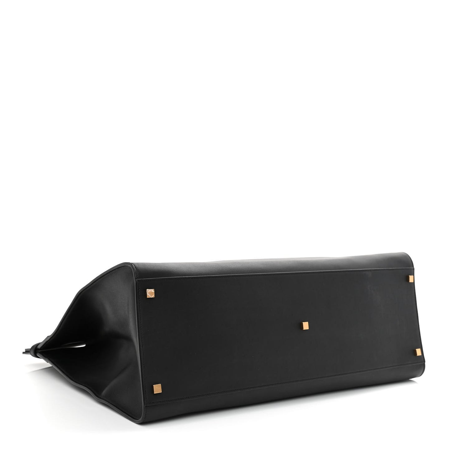 Calfskin Large Manhattan Shopper Tote Black