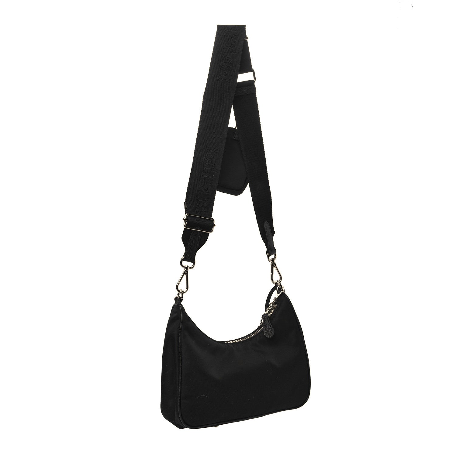 Prada Nylon Re-Edition 2005 Shoulder Bag Black 3 of 10