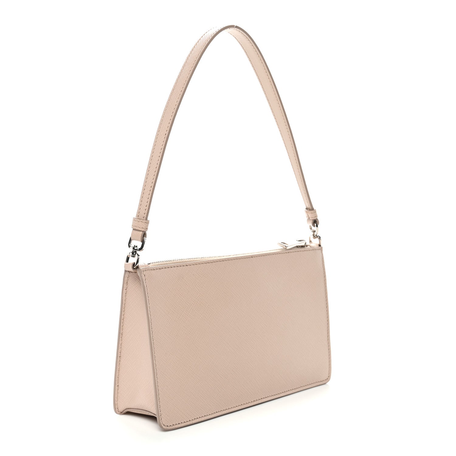 Prada Saffiano Lux Mini Shoulder Bag Ninfea 3 of 10