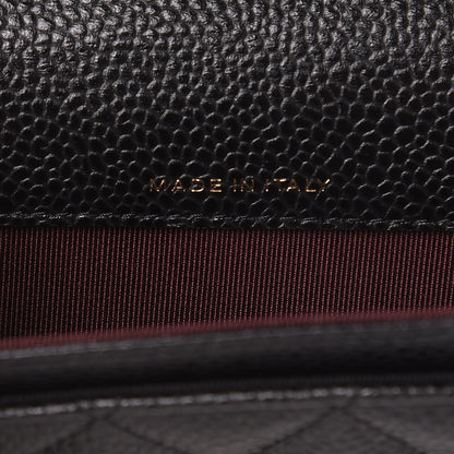 Chanel Caviar Quilted Flap Card Holder Black 7 of 9