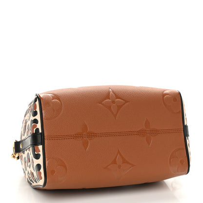 Louis Vuitton Empreinte Monogram Giant Wild At Heart Speedy Bandouliere 25 Caramel 4 of 10