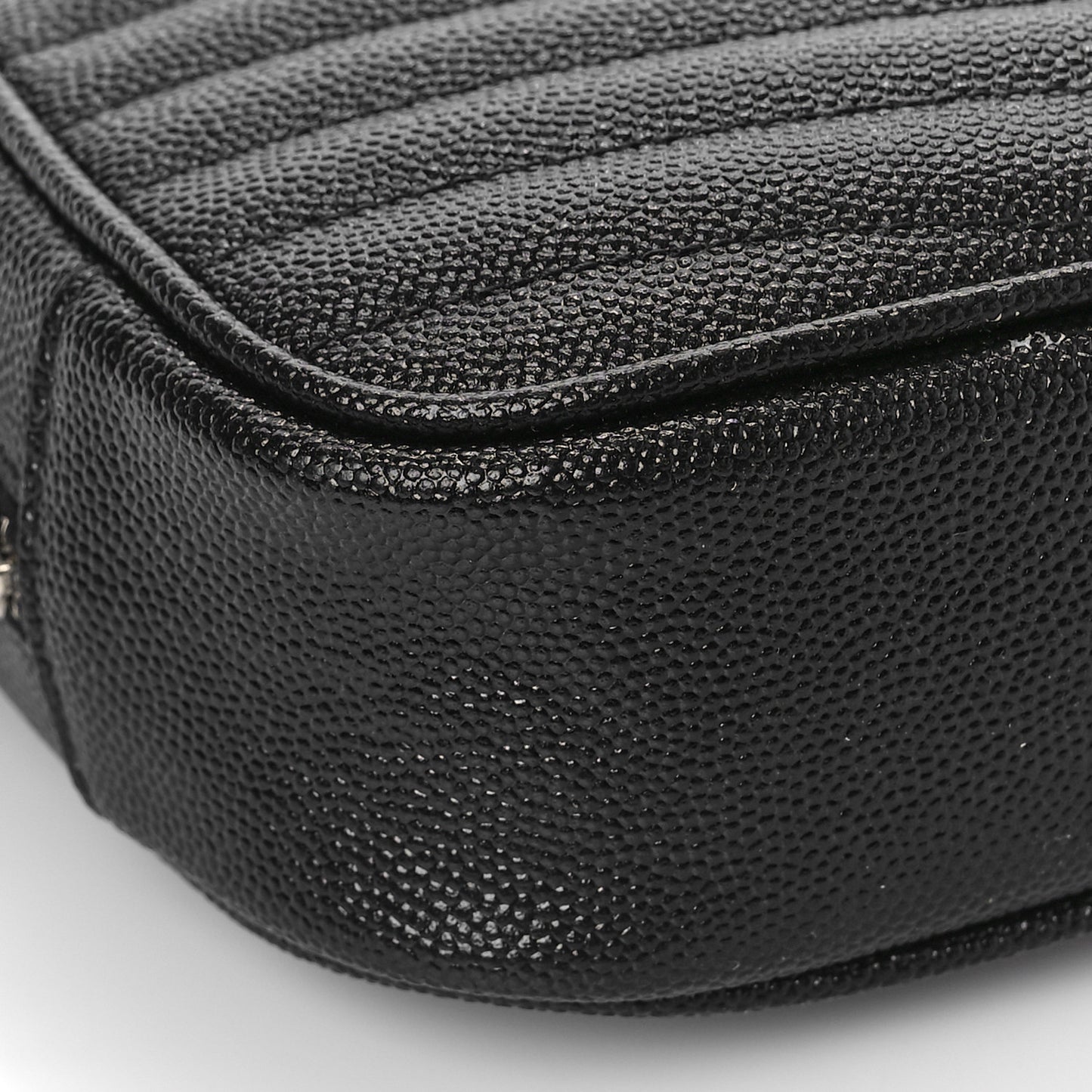 Grain De Poudre Matelasse Monogram Mini Lou Camera Bag Black