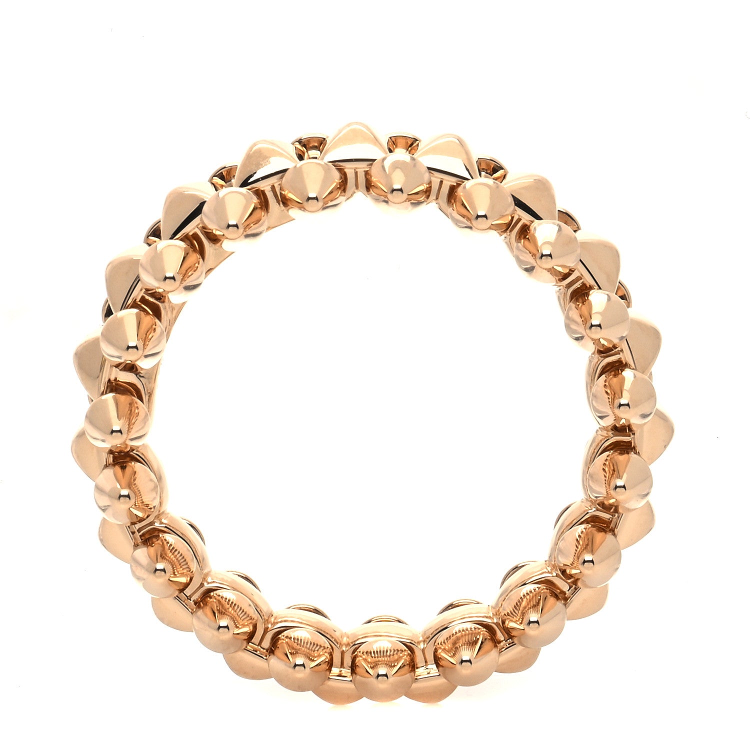 Cartier 18K Pink Gold SM Clash De Cartier Ring 62 10 4 of 6