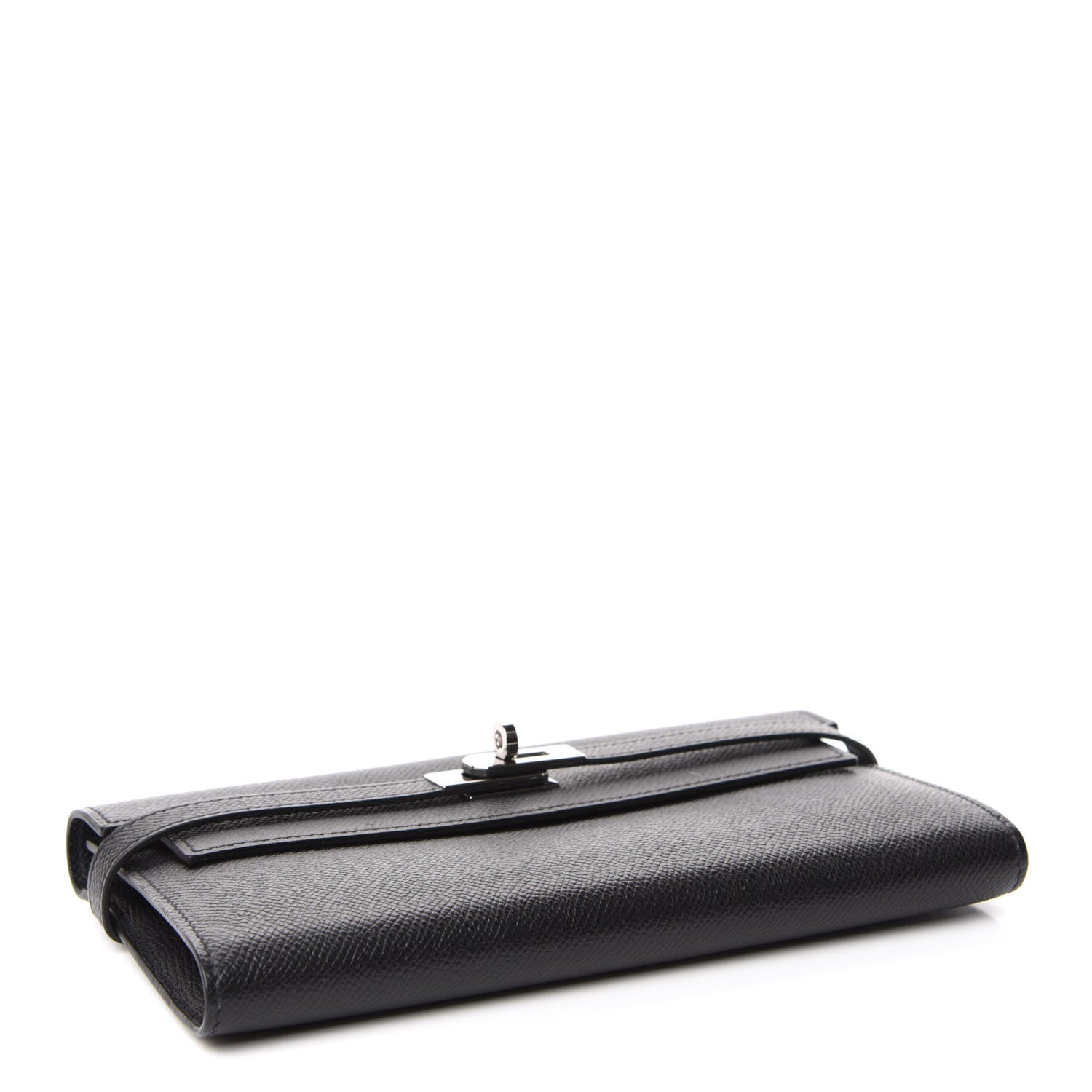 Hermes Epsom Kelly Longue Wallet Black 4 of 7