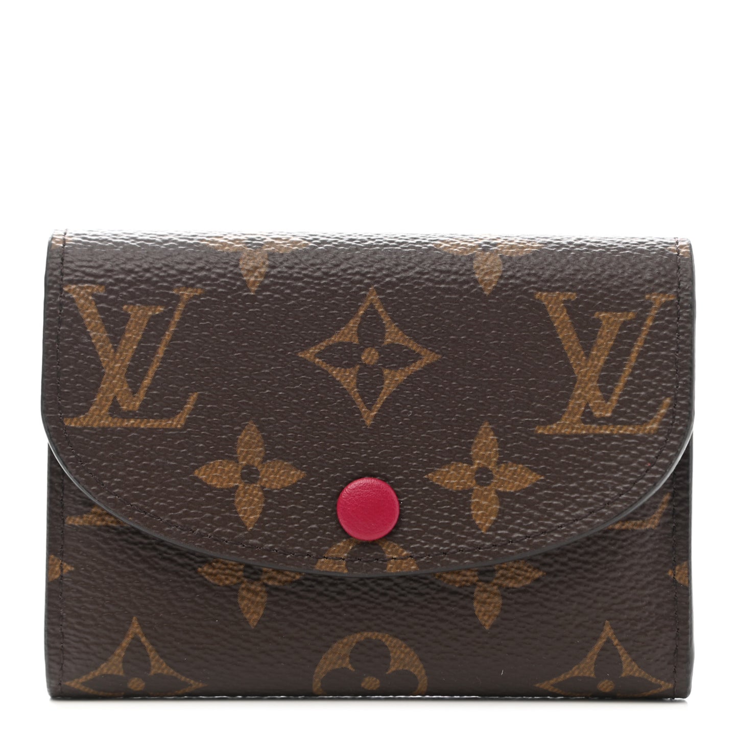 Monogram Rosalie Coin Purse Fuchsia