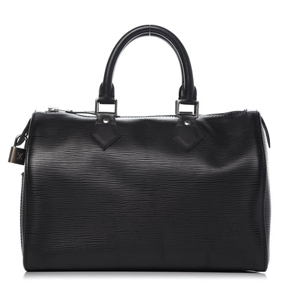 Louis Vuitton Epi Speedy 25 Black 1 of 10