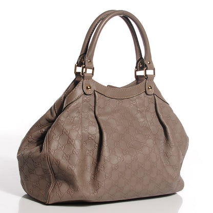 Gucci Guccissima Medium Sukey Tote Taupe 3 of 7