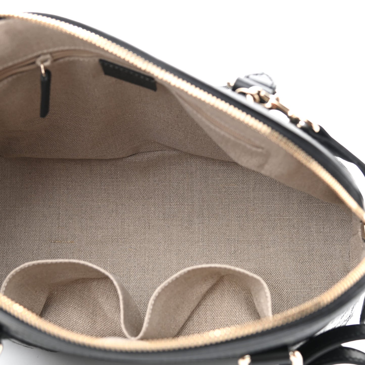 Microguccissima Medium Dome Bag Black