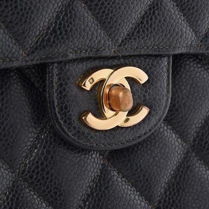 Chanel Caviar Quilted Jumbo Single Flap Black 10 of 20