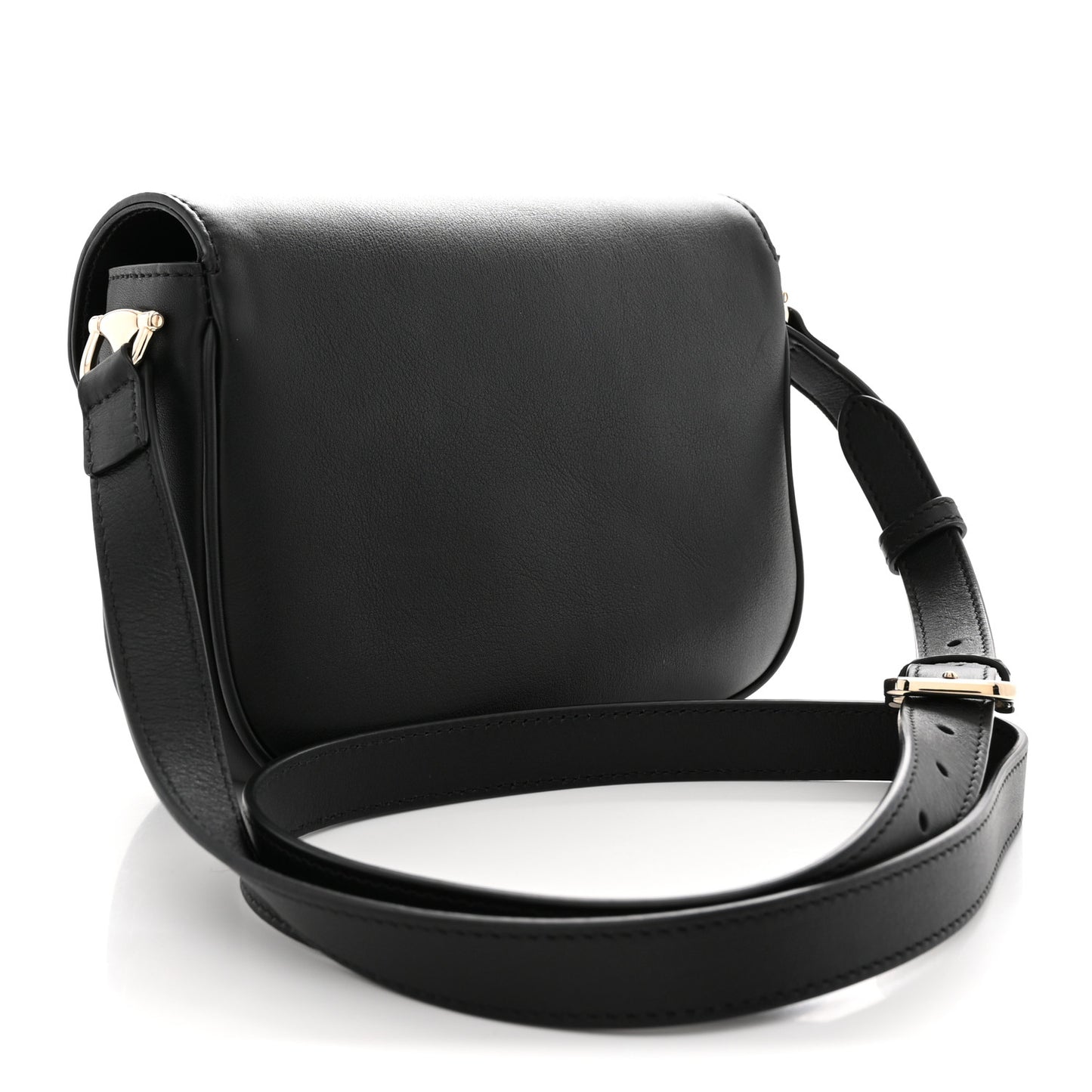 Arabella Calfskin Horsebit 1955 Shoulder Bag Black
