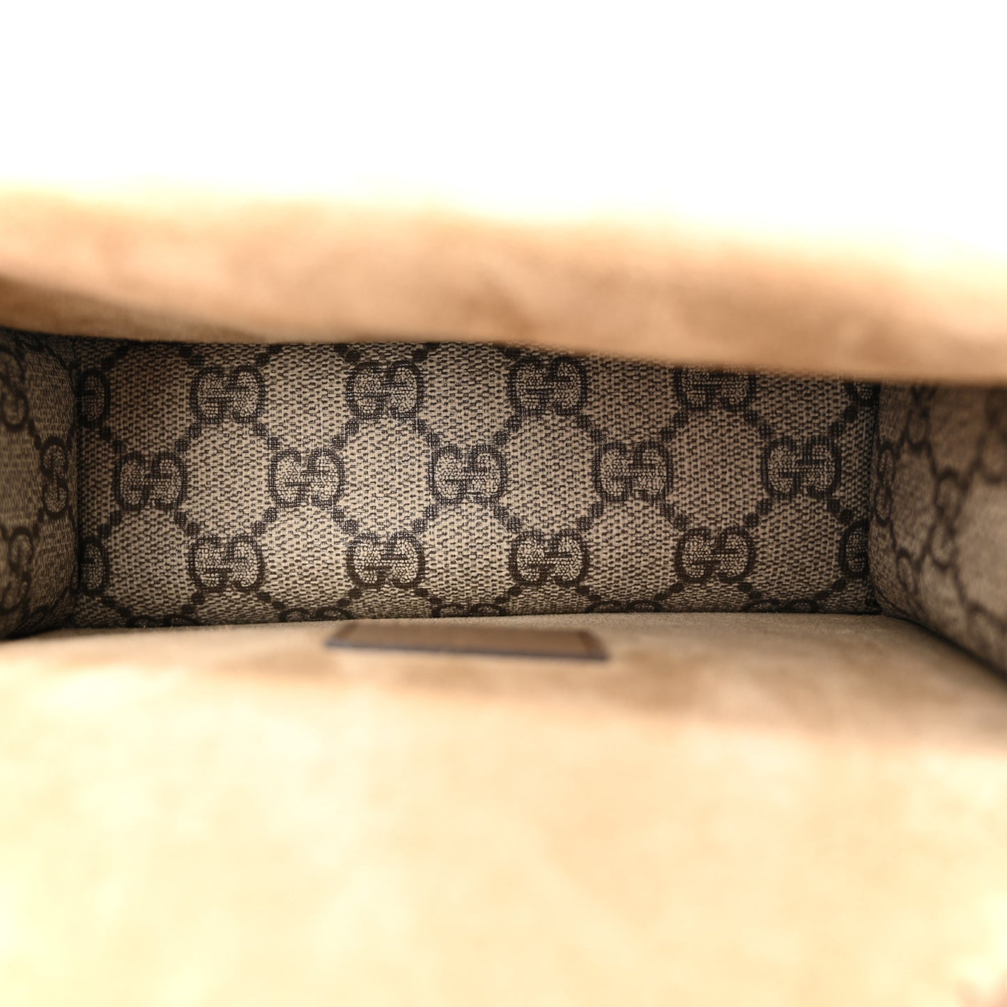 GG Supreme Monogram Mini Dionysus Top Handle Bag Taupe