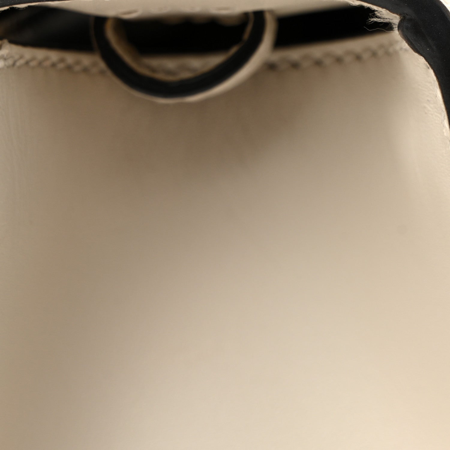Gucci Calfskin Mini Sylvie Top Handle Bag White 11 of 14