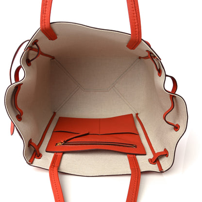 Celine Soft Grained Calfskin Small Belt Cabas Fox Red 6 of 8