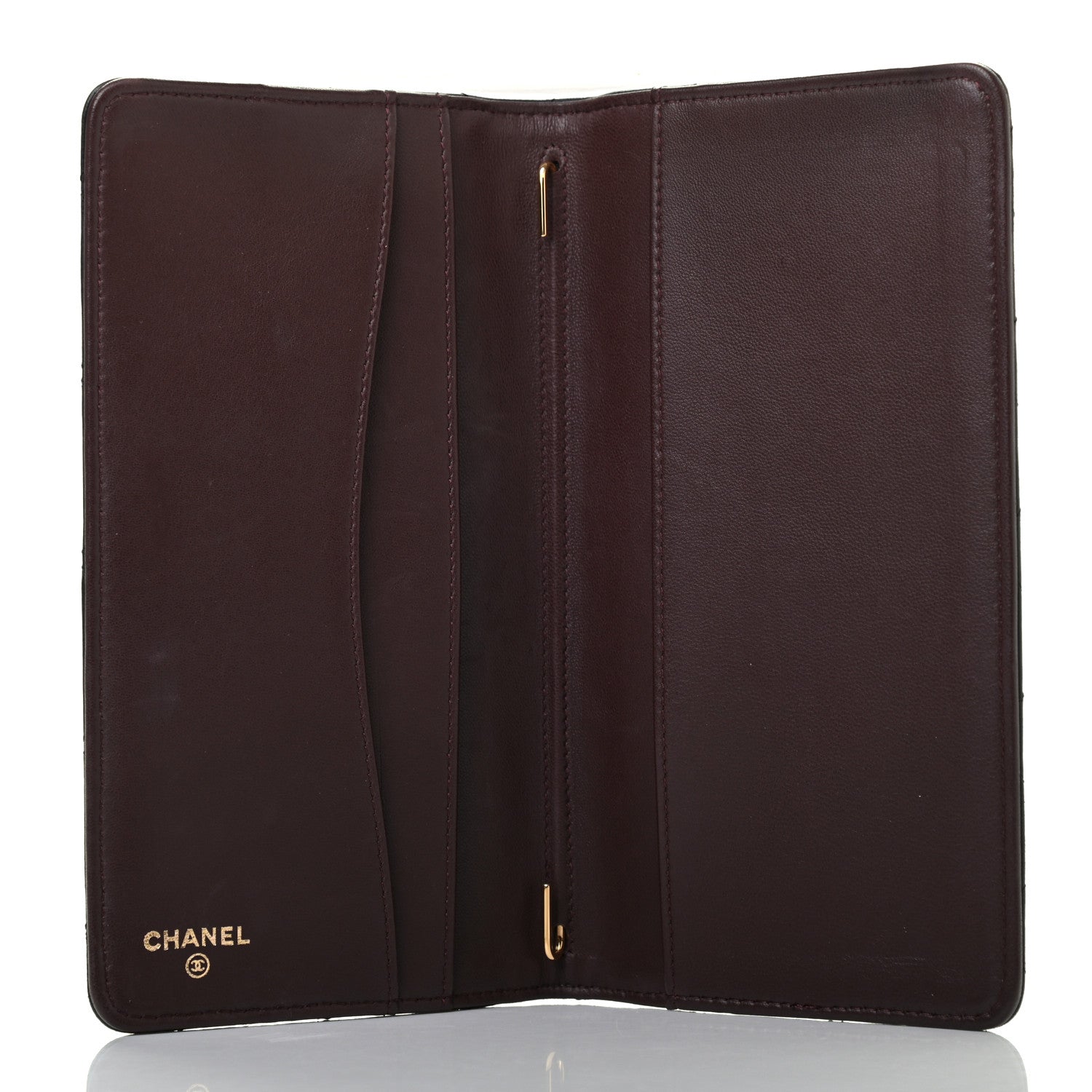 Chanel Lambskin Quilted Medium Agenda Cover Black 4 of 7