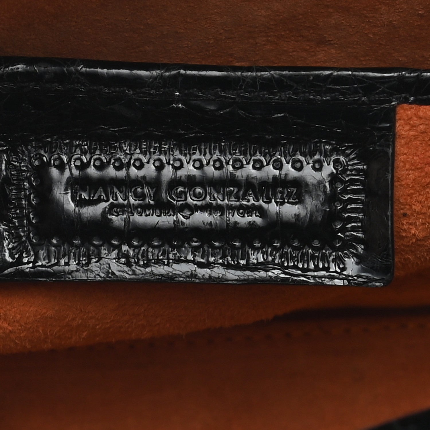 Nancy Gonzalez Crocodile Bar Clutch Black 8 of 14