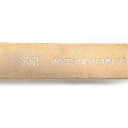Gucci Leather Belt White 32 4 of 5