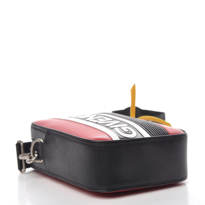 Givenchy Calfskin MC3 Crossbody Bag Black Red White 4 of 9