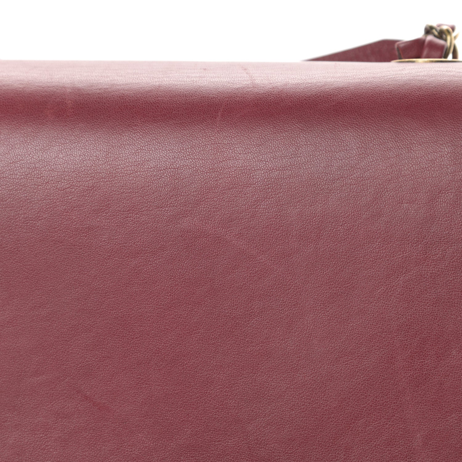 Chanel Shiny Calfskin Goatskin Quilted Medium Coco Curve Messenger Flap Burgundy 12 of 16