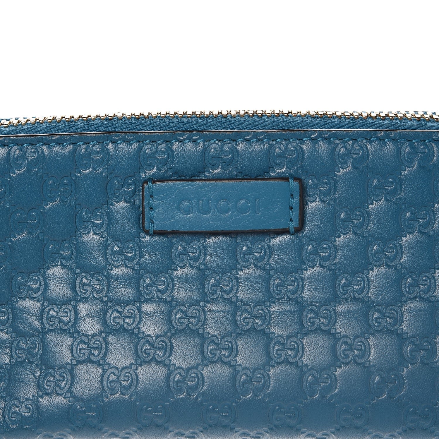 Gucci Soft Microguccissima Cosmetic Case Deep Cobalt 8 of 9