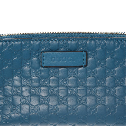 Gucci Soft Microguccissima Cosmetic Case Deep Cobalt 8 of 9