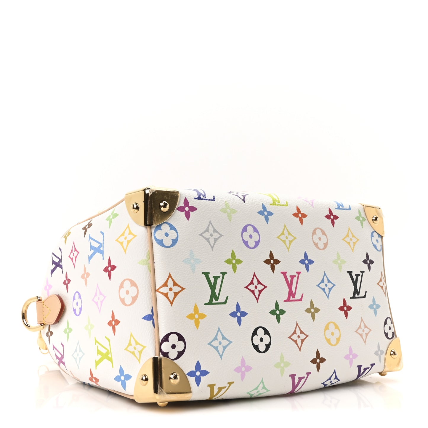 LV X TM Monogram Multicolor Speedy Bandouliere 25 White