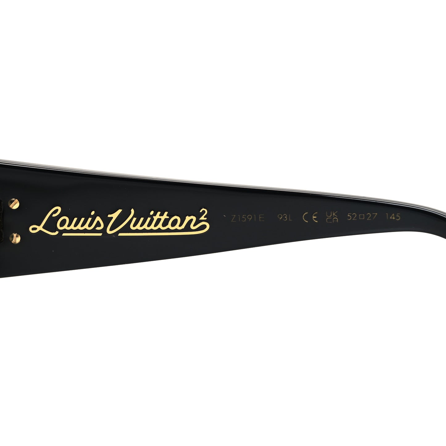 X NIGO Acetate 1.1 Zillionaires Sunglasses Z1591E Black