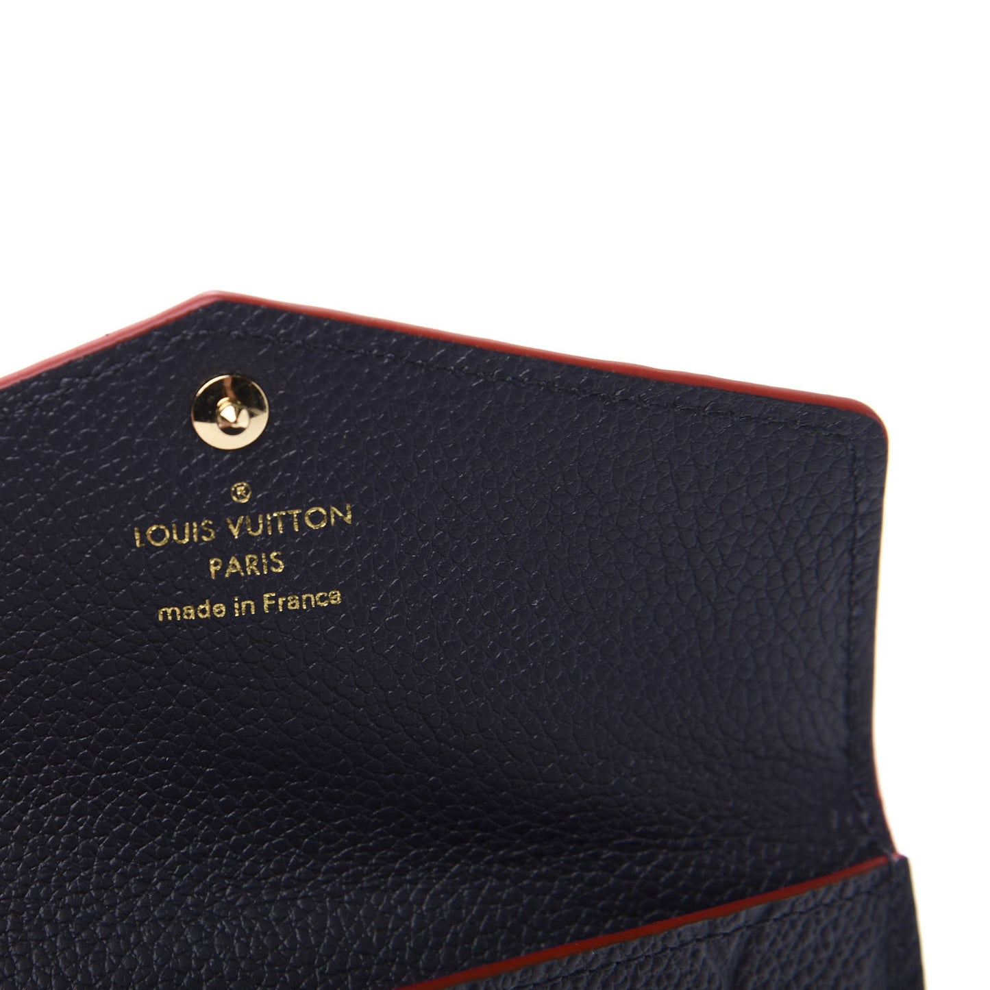 Empreinte Key Pouch Marine Rouge