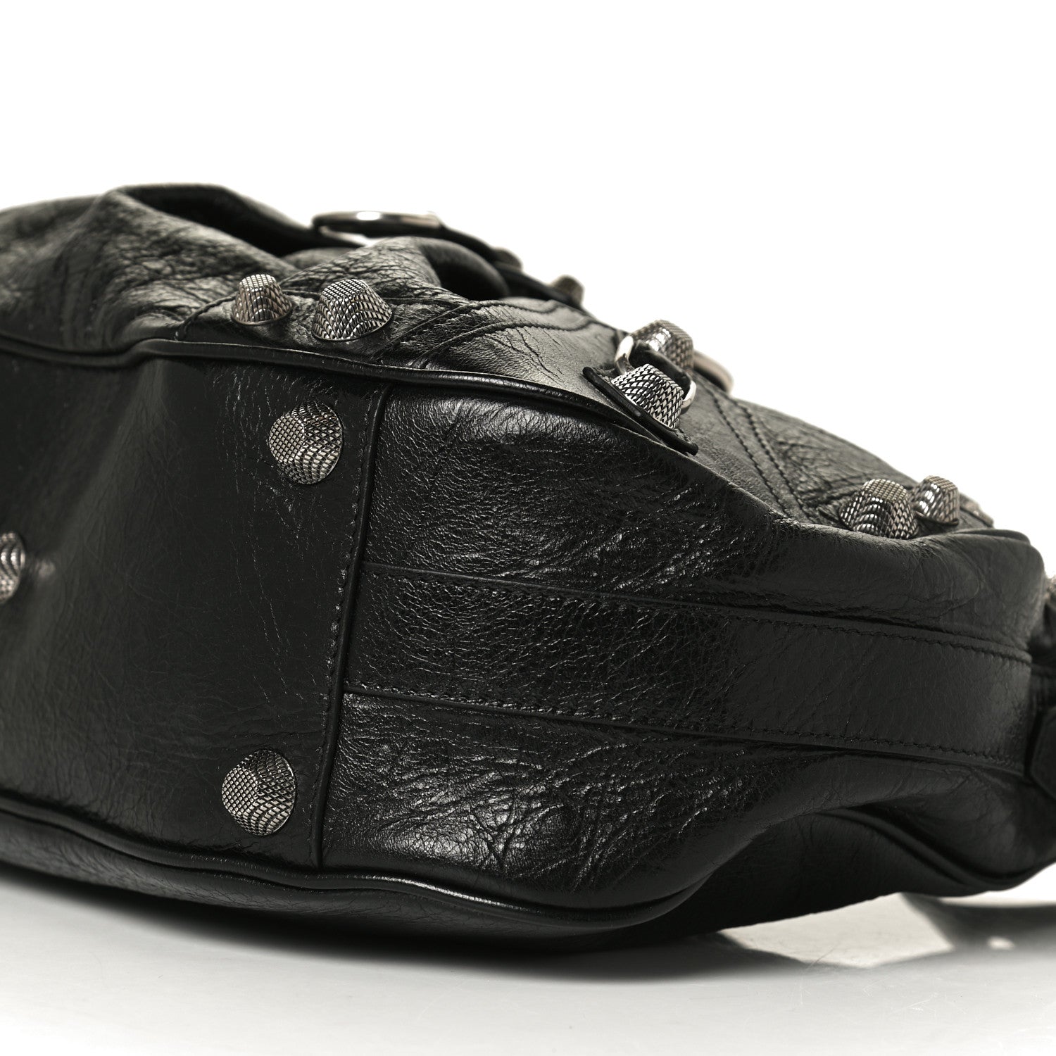 Balenciaga Agneau Arena Medium Le Cagole Shoulder Bag Black 10 of 14