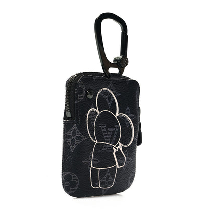 Louis Vuitton Monogram Eclipse Vivienne Zipper Key Ring 3 of 7