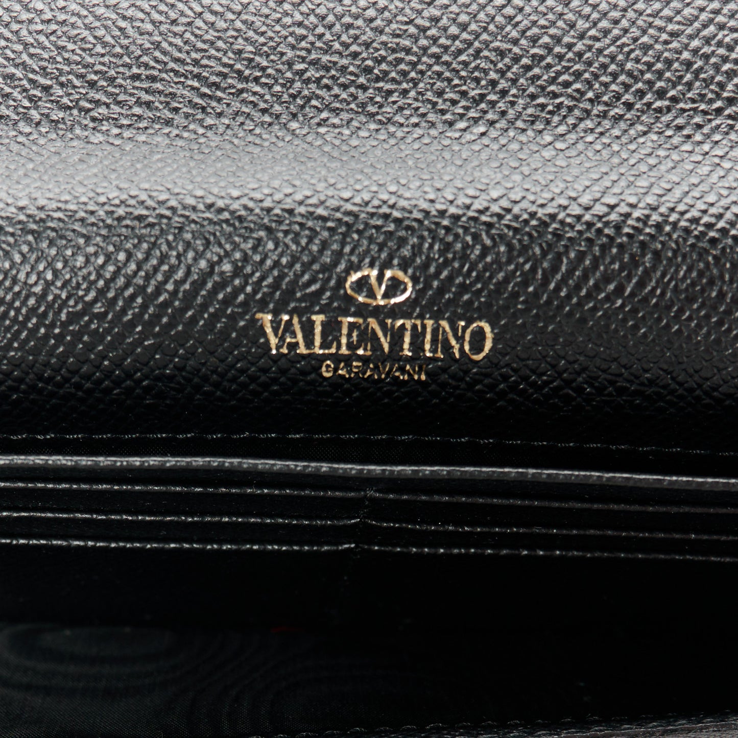 Calfskin Continental Flap Wallet Black