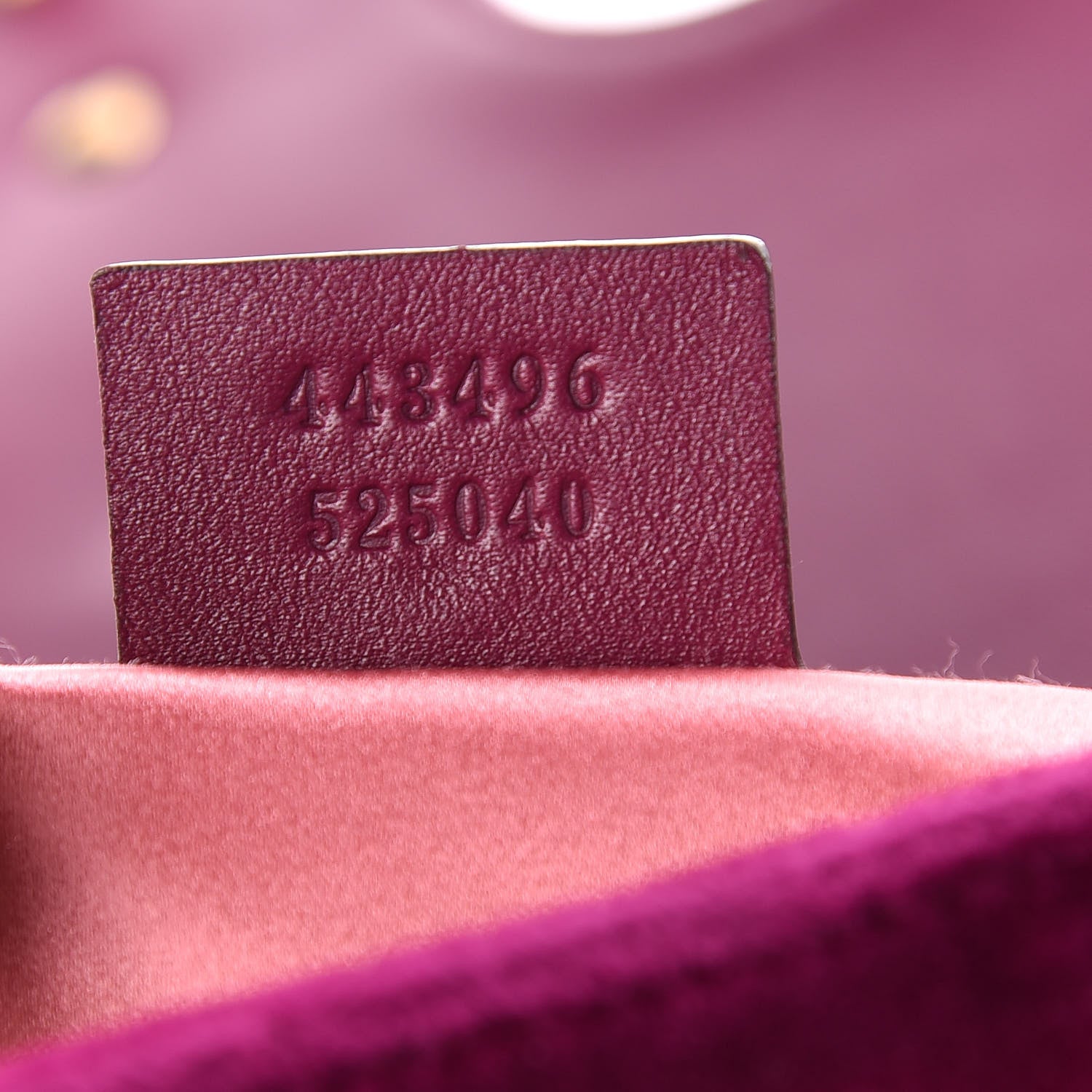 Gucci Velvet Matelasse Medium GG Marmont Shoulder Bag Fuchsia Violet Cyclamen 7 of 10