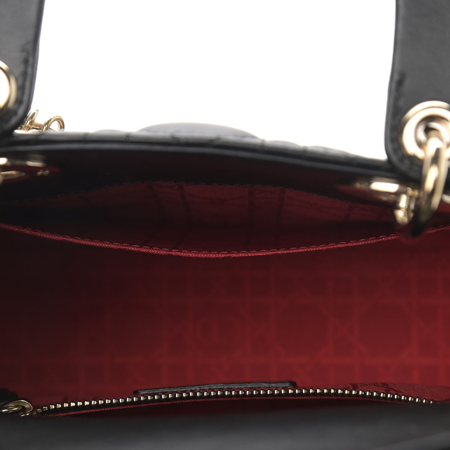 Christian Dior Lambskin Cannage Small Lucky Badges My Lady Dior Black 11 of 12