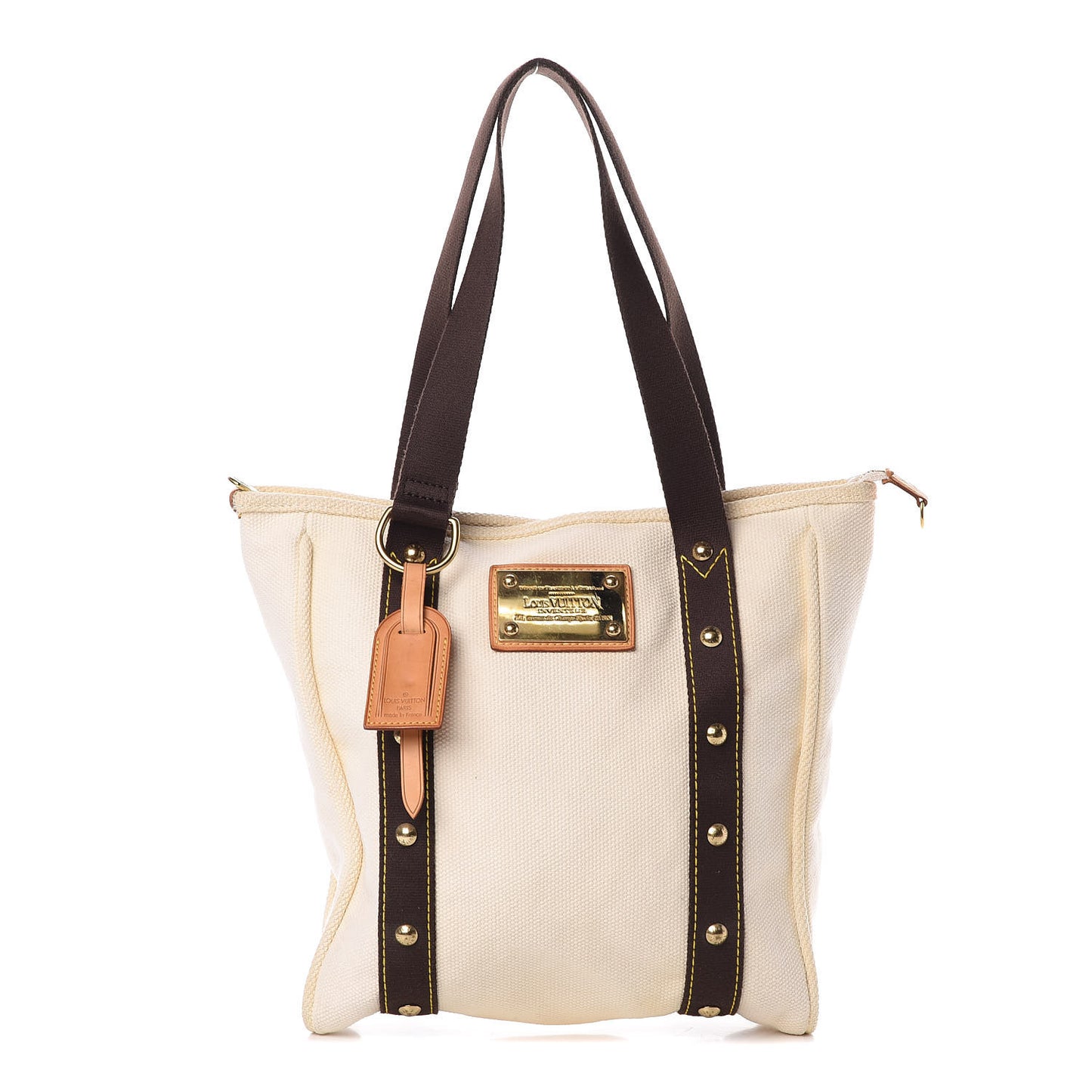 Toile Antigua Cabas MM Tote White