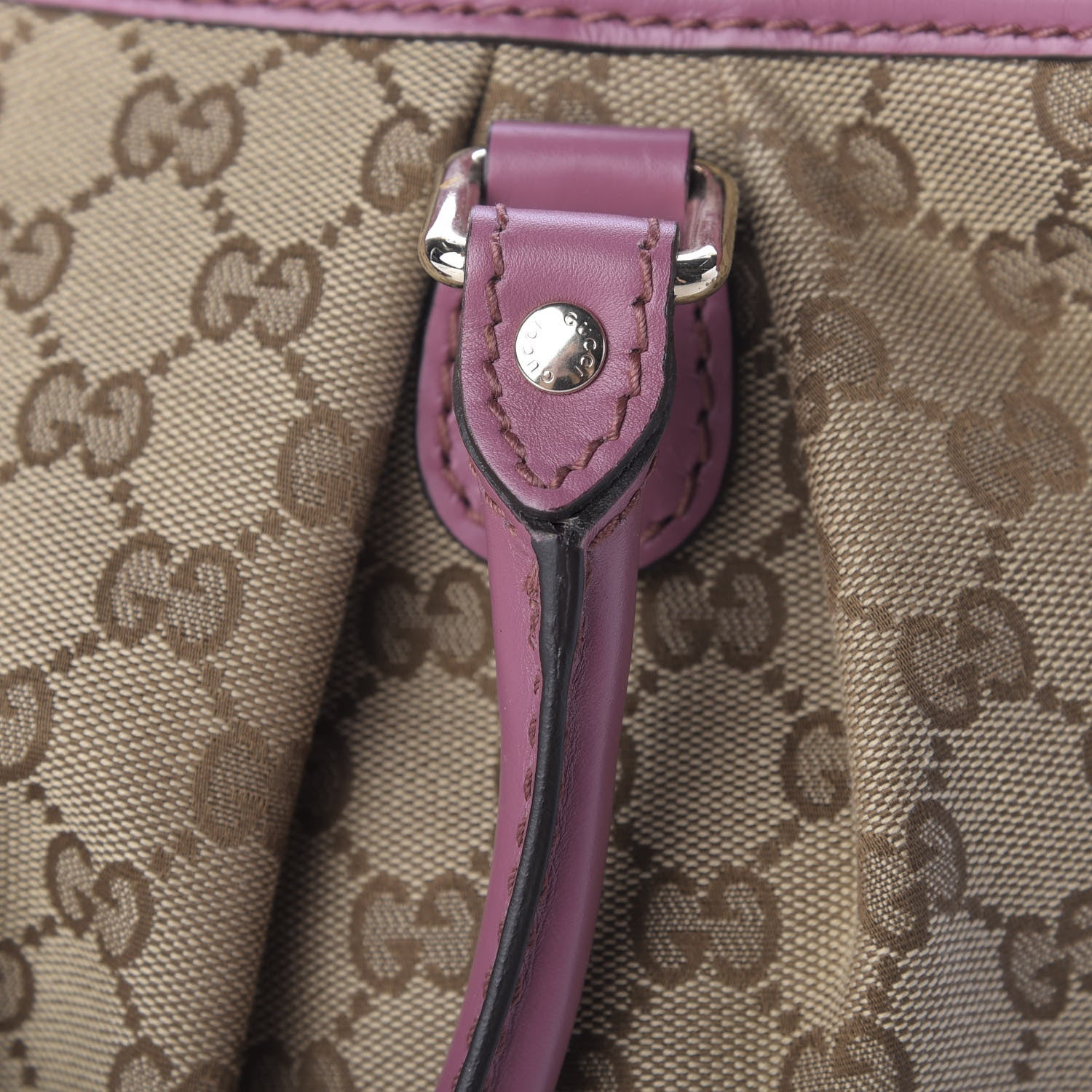 Gucci Monogram Medium Sukey Top Handle Peonia Flower 12 of 13