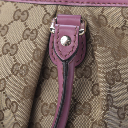 Gucci Monogram Medium Sukey Top Handle Peonia Flower 12 of 13