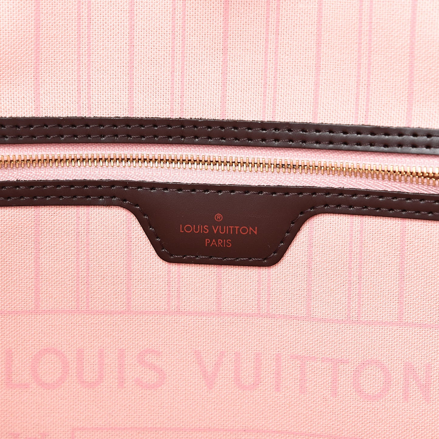Damier Ebene Neo Neverfull MM Rose Ballerine