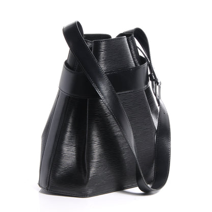 Louis Vuitton Epi Sac D'Epaule Black 3 of 6