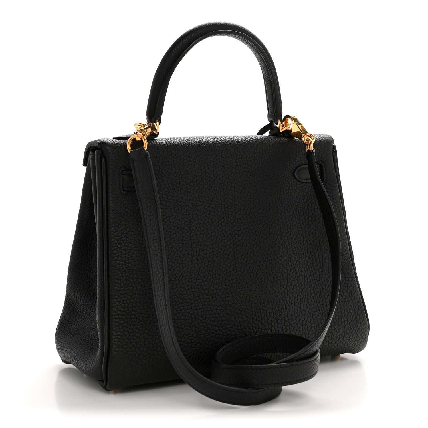 Hermes Togo Kelly Retourne 25 Black 3 of 12