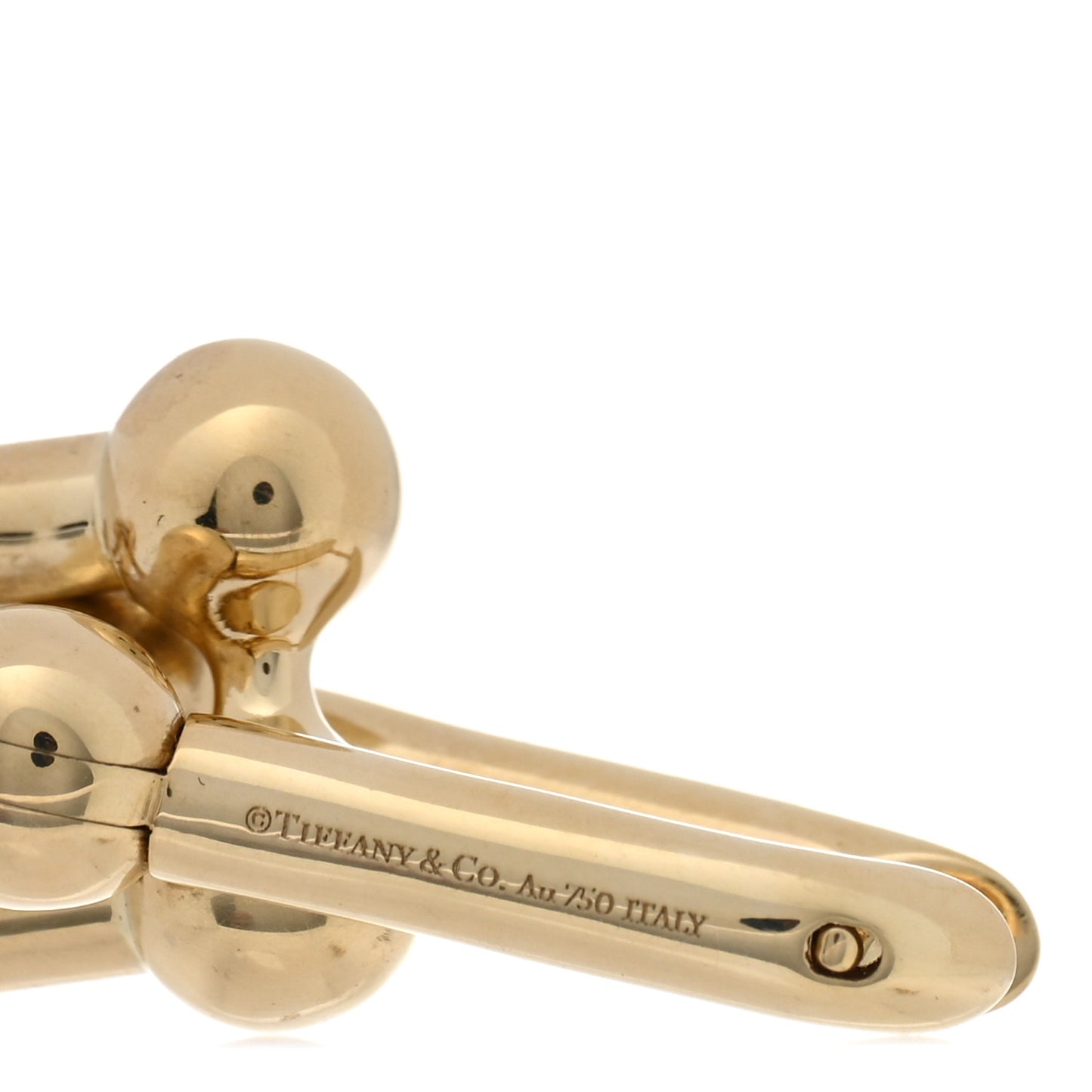 18K Yellow Gold HardWear Graduated Link Earrings