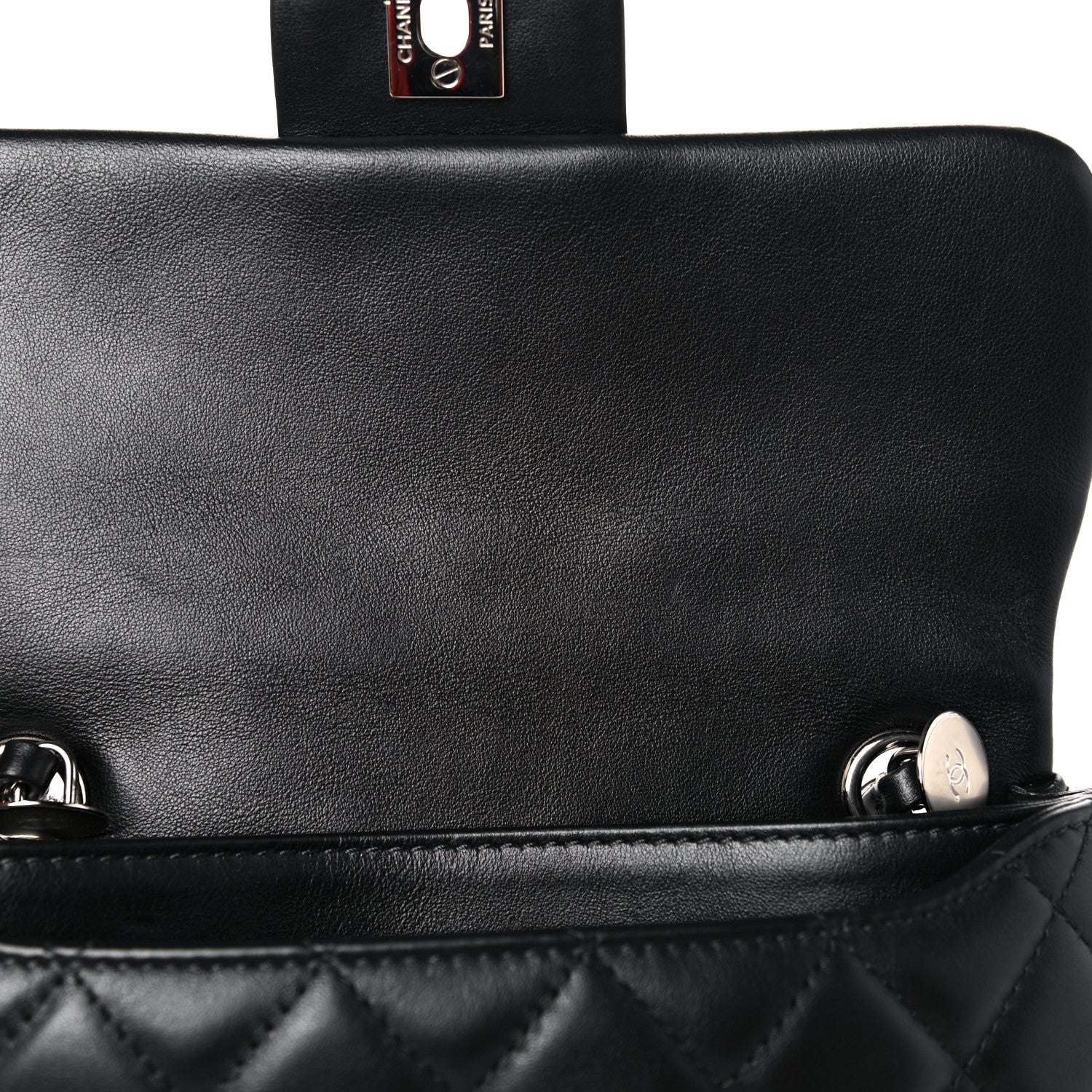 Chanel Calfskin Quilted CC Uniform Flap Belt Bag Black 11 of 15