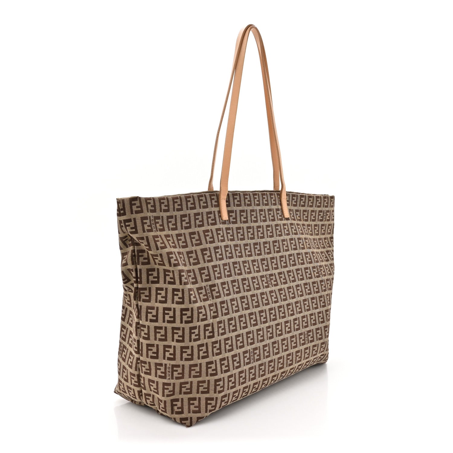 Fendi Zucchino Shopping Tote Beige 3 of 15