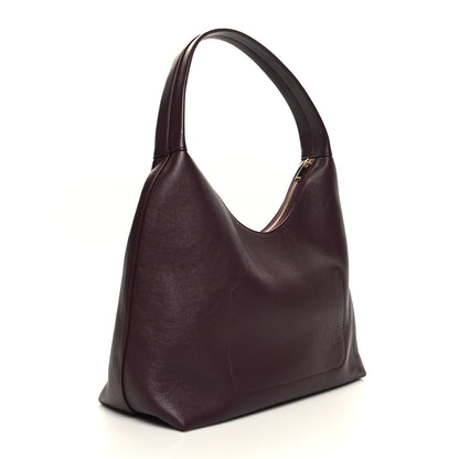 Mansur Gavriel Calfskin Maxi Candy Hobo Bag Plum 3 of 9