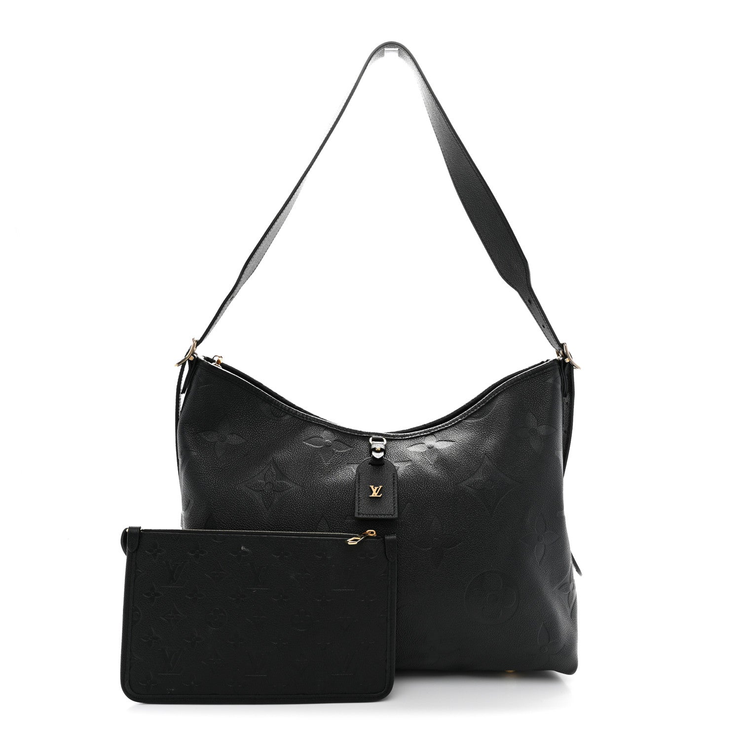 Louis Vuitton Empreinte Monogram Giant Carryall MM Black 3 of 12