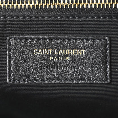 Saint Laurent Lambskin Quilted Maxi Icare Shopping Tote Black 7 of 10